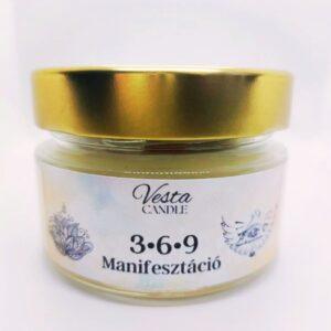 3-6-9 Manifesztáció illatgyertya