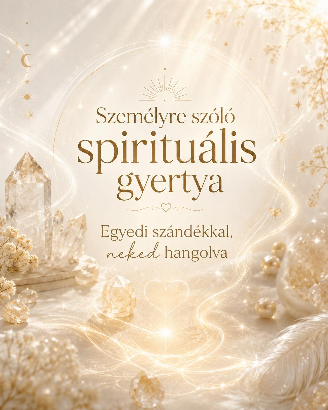 Személyre szóló spirituális illatgyertya