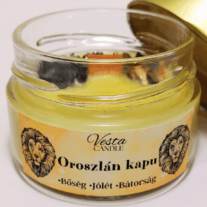 Oroszlán kapu illatgyertya